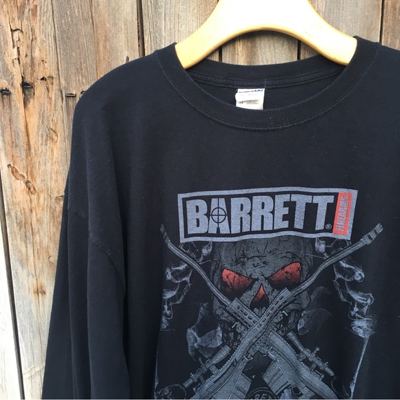 Barrett Firearms Vintage Model 82A1 Rifle Graphic Tee Black 2XL - Picture 3 of 15